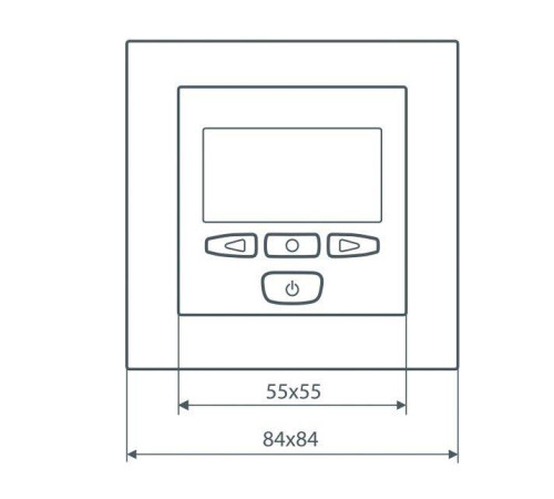 Терморегулятор для теплого пола Thermo Thermoreg TI-950 Design