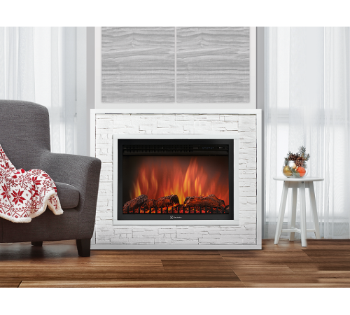 Портал для электрокамина Firelight Loft 30 белый камень белая эмаль НС-1182357