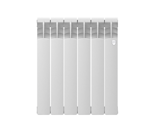 Радиатор алюминиевый Royal Thermo Revolution 500 2.0 6 секций боковое подключение НС-1340190