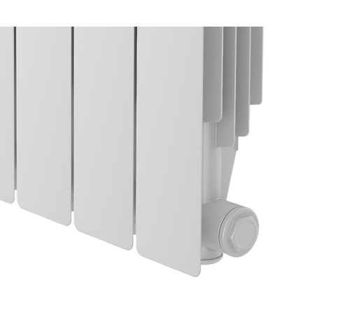 Радиатор алюминиевый Royal Thermo Revolution 500 2.0 6 секций боковое подключение НС-1340190