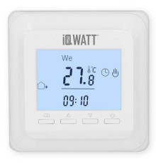 Терморегулятор программируемый IQWATT IQ THERMOSTAT P белый iqwatt405