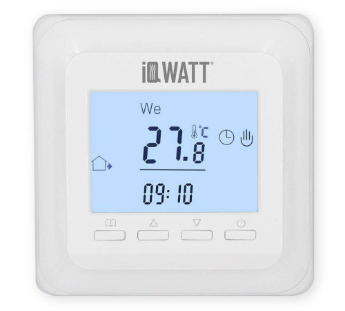 Терморегулятор программируемый IQWATT IQ THERMOSTAT P белый iqwatt405