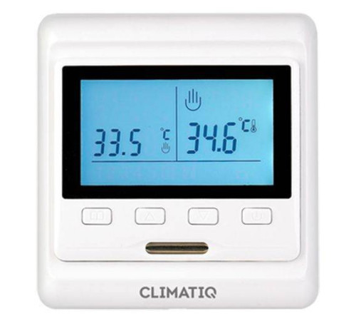 Терморегулятор программируемый CLIMATIQ PT белый iqwatt20665