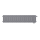 Радиатор биметаллический Royal Thermo PianoForte 200 Silver Satin 16 секций нижнее подключение НС-1346026