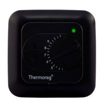 Терморегулятор для теплого пола Thermo Thermoreg TI-200 черный TI-200 Black