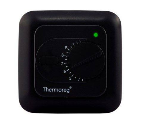 Терморегулятор для теплого пола Thermo Thermoreg TI-200 черный TI-200 Black