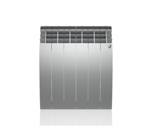 Радиатор биметаллический Royal Thermo BiLiner 500 Silver Satin боковое подключение 6 секций НС-1176318