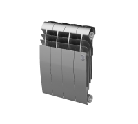 Радиатор биметаллический Royal Thermo BiLiner 350 Silver Satin 4 секции боковое подключение НС-1197128