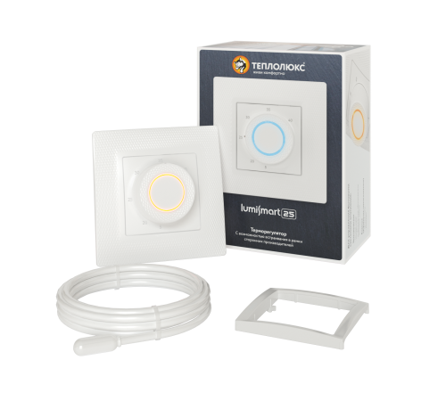 Терморегулятор программируемый Теплолюкс LumiSmart 25 белый 2239191