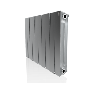 Радиатор биметаллический Royal Thermo PianoForte 500 Silver Satin 10 секций НС-1176335