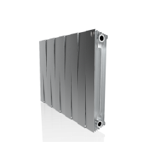 Радиатор биметаллический Royal Thermo PianoForte 500 Silver Satin 10 секций НС-1176335