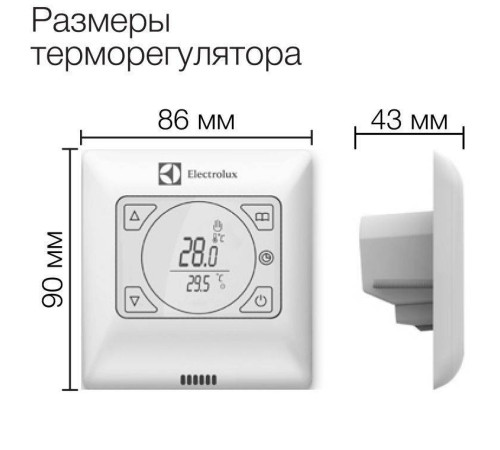 Терморегулятор Electrolux ETT-16 Touch сенсорный программируемый НС-1017321
