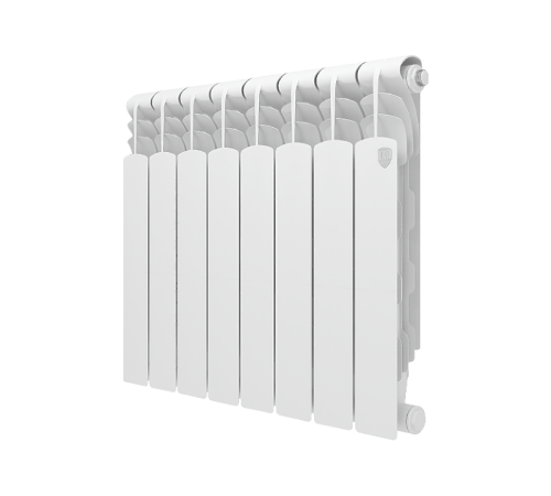 Радиатор биметаллический Royal Thermo Revolution Bimetall 500 2.0 8 секций боковое подключение НС-1295119