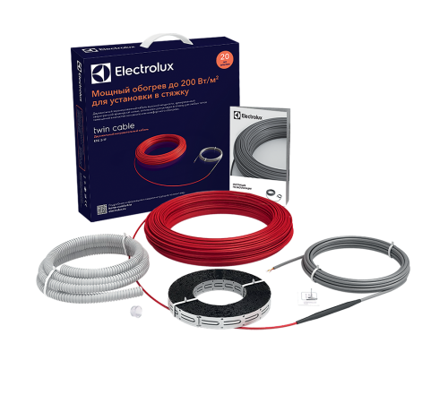Нагревательный кабель Electrolux Twin Cable 17 Вт/м 300 Вт ETC 2-17-300