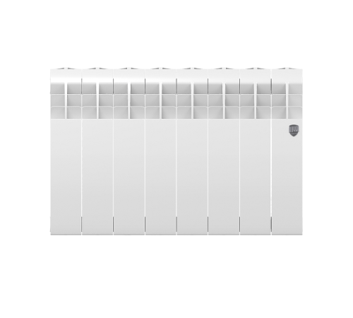 Радиатор биметаллический Royal Thermo BiLiner 350 8 секций Bianco Traffico НС-1197120