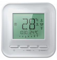 Терморегулятор программируемый Теплолюкс 520 белый 2176932