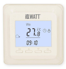 Терморегулятор программируемый IQWATT IQ THERMOSTAT P слоновая кость iqwatt402