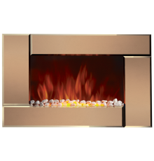 Камин электрический настенный Electrolux EFP/W-2000S Bronze зеркальный