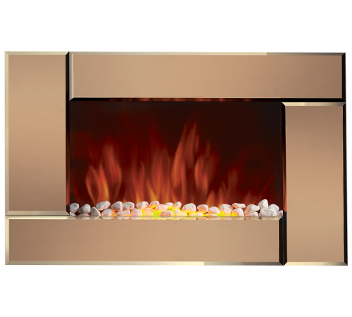 Камин электрический настенный Electrolux EFP/W-2000S Bronze зеркальный