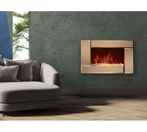 Камин электрический настенный Electrolux EFP/W-2000S Bronze зеркальный