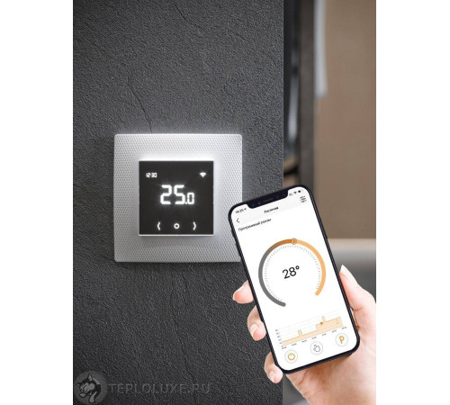 Терморегулятор программируемый Теплолюкс EcoSmart 25 Wi-Fi белый 2239190