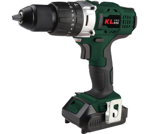 Дрель-шуруповерт ударная аккумуляторная KLPRO KLDM18-20 18 В 2.0 Ач 2 АКБ KLDM18-20