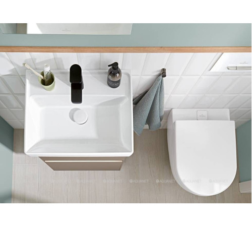 Унитаз подвесной Villeroy & Boch SUBWAY 2.0 370x560 мм ViFresh 5614A101