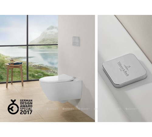 Унитаз подвесной Villeroy & Boch SUBWAY 2.0 370x560 мм ViFresh 5614A101