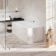 Ванна квариловая Villeroy & Boch Oberon 170x70 см комплект с ножками UBQ177OBE2V-01