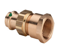 Муфта Viega Sanpress бронза 22 мм x 1 ВР 133900