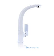 Смеситель для кухни Aquanet Arctic высокий хром/белый AF520-41CW