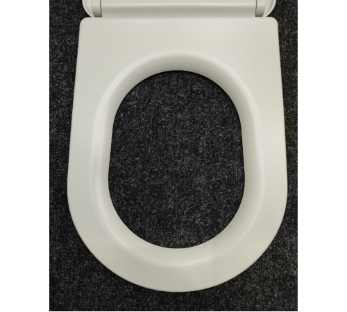 Сиденье для унитаза Kerasan Nolita SLIM с микролифтом светло-серый/хром 539159