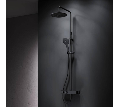 Душевая система AM.PM Inspire V2.0 с термостатом черный F0750A422