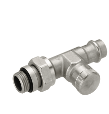 Клапан запорный радиаторный Danfoss RLV-15 Press прямой Ду 15 003L1824