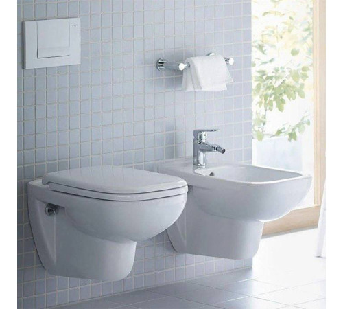 Сиденье для унитаза Duravit D-Code петли пластик с микролифтом 0067390000