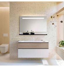 Комплект мебели Burgbad Fiumo 122х49х61 см Eiche/Белый SFXN122F3956FOT45G0200C0001