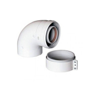 Отвод коаксиальный BAXI 90° 60/100 мм кроме ECO Classic / ECO Nova 71410142