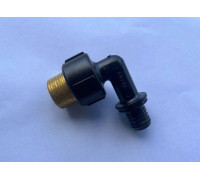 Угольник с наружной резьбой STOUT 20x1/2 PPSU/латунь EFA-0026-002012