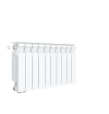 Радиатор биметаллический Rifar Monolit 350 11 секций боковое подключение RAL 9016 rm35011