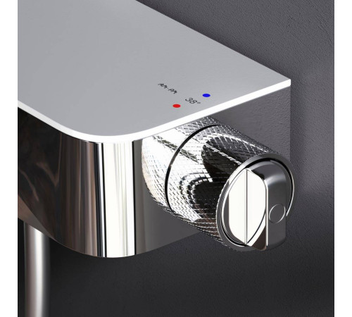 Душевая система с термостатом и смесителем-полкой для ванны AM.PM Func F078F300