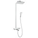 Душевая система Hansgrohe Raindance Select E 360 Showerpipe с термостатом хром/белый 27113400