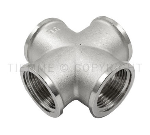 Крестовина латунная никелированная Tiemme 1 1/2 дюйма ВР 1500577