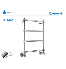 Полотенцесушитель водяной Margaroli 3-442 425 мм хром 34424504CRN