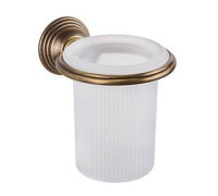 Стакан подвесной Colombo Design Hermitage античная бронза матовое стекло B3302.OA-VAN