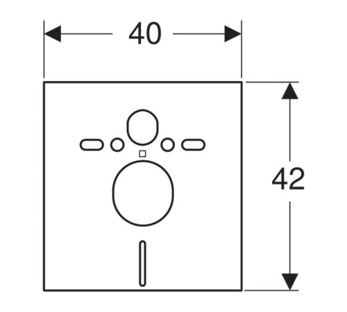 Звукоизолирующий комплект Geberit для подвесного унитаза 156.050.00.1