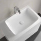 Раковина накладная Villeroy & Boch Artis 58х38 см TitanCeram альпийский белый 41725801