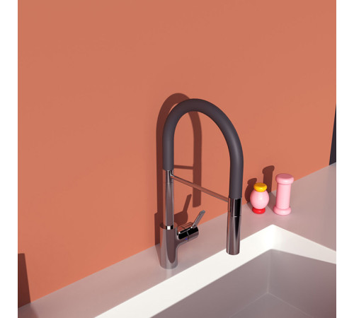 Смеситель для кухни Ideal Standard Gusto с вытяжным изливом R-типа хром BD417AA