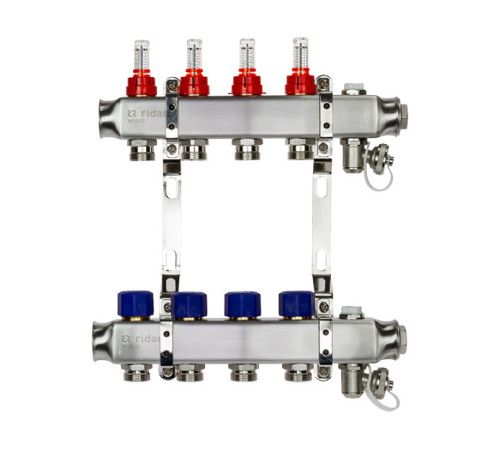 Коллекторная группа Ридан SSM-RF 12 контуров с расходомерами и воздухоотводчиками 088U0962R