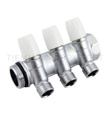 Коллектор Tiemme MAXIMA 4 выхода 1x3/4 межосевое 50 мм 1860019