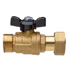 Кран шаровой Rubinetterie Bresciane EXPO-SFER 1 ВР/НР с накидной гайкой 6624060000